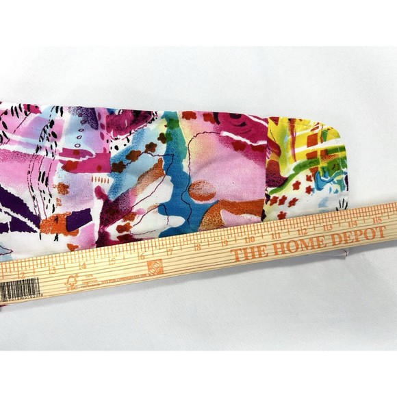 Parsley & Sage Artsy Abstract Watercolor Sz S Button Up 3/4 Sleeve Blouse Top - Picture 7 of 9